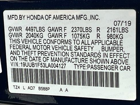 Used 2020 Acura TLX w/ Technology Package FWD image 33