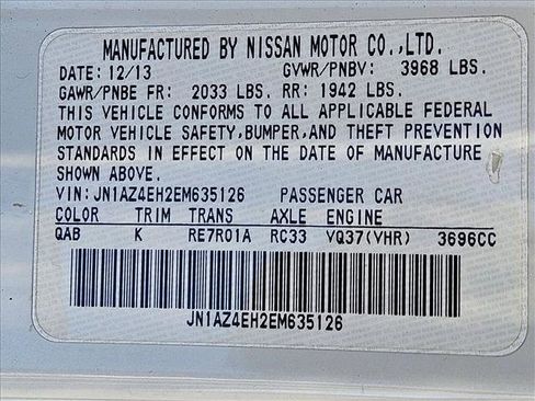 Used 2014 Nissan 370Z Touring w/ Sport Package RWD image 21