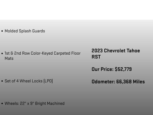 Used 2023 Chevrolet Tahoe RST w/ Luxury Package AWD/4WD image 24