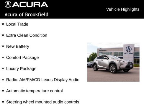 Used 2016 Lexus NX 200t AWD w/ Premium Package image 4