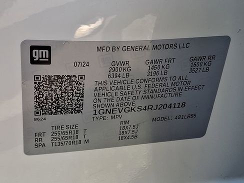 Used 2024 Chevrolet Traverse LT w/ Enhanced Driving Package AWD/4WD image 29