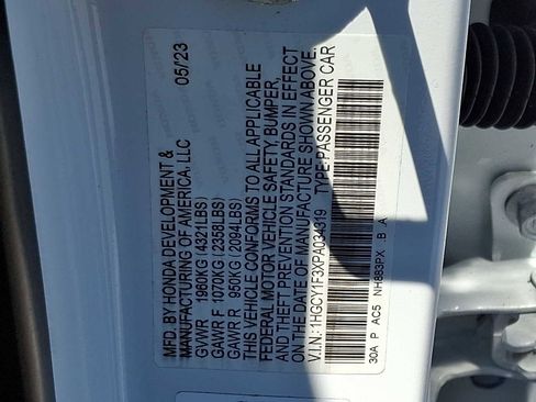 Certified 2023 Honda Accord EX image 27
