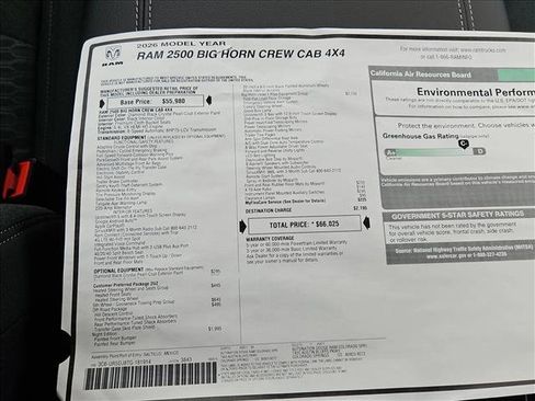 New 2026 RAM 2500 Big Horn image 18