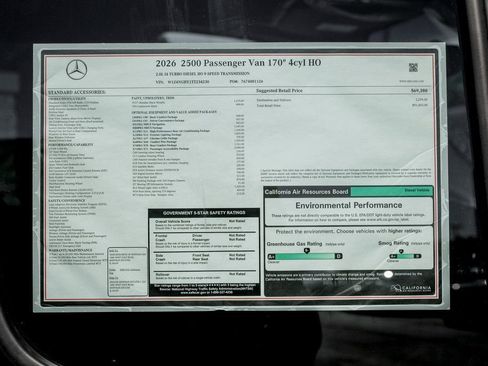 New 2026 Mercedes-Benz Sprinter 2500 image 27