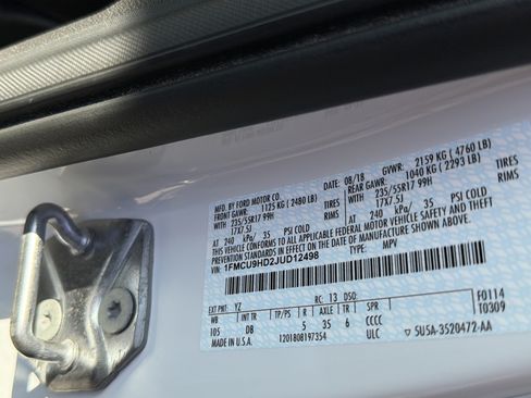 Used 2018 Ford Escape SEL AWD/4WD image 23