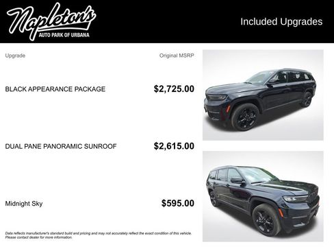 Used 2024 Jeep Grand Cherokee L Limited w/ Black Appearance Package AWD/4WD image 2
