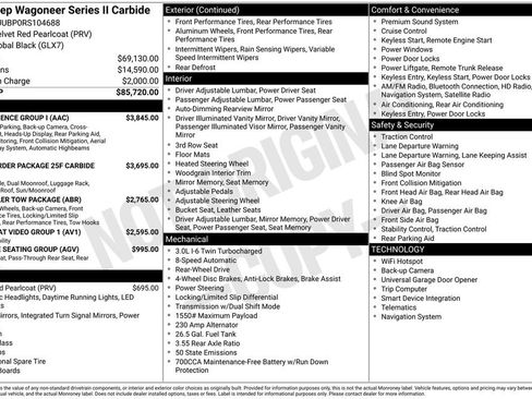 Used 2024 Jeep Wagoneer Series II w/ Convenience Group I image 2