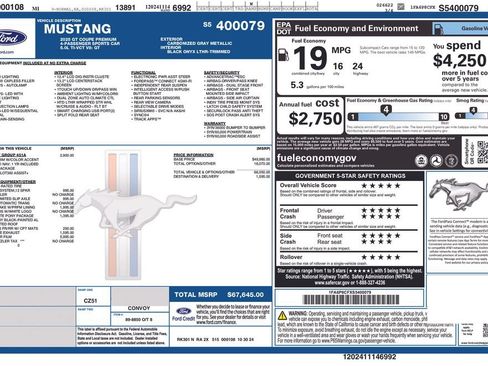 Certified 2025 Ford Mustang GT Premium RWD image 26
