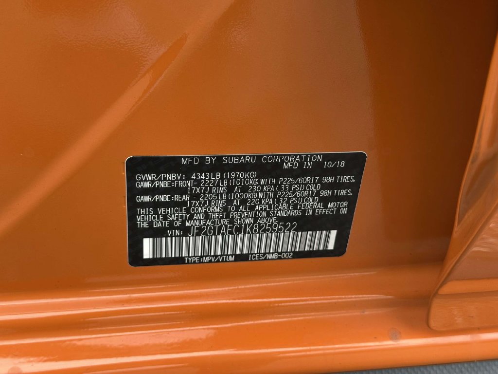 Used 2019 Subaru Crosstrek 2.0i Premium w/ Eyesight System AWD/4WD image 33