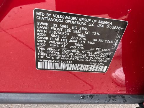 Used 2022 Volkswagen Atlas SEL AWD/4WD image 21