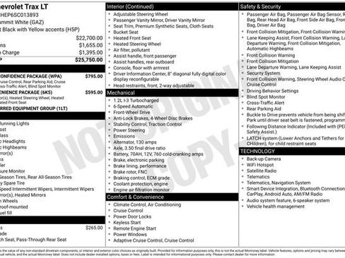 Used 2025 Chevrolet Trax LT w/ Driver Confidence Package FWD image 5