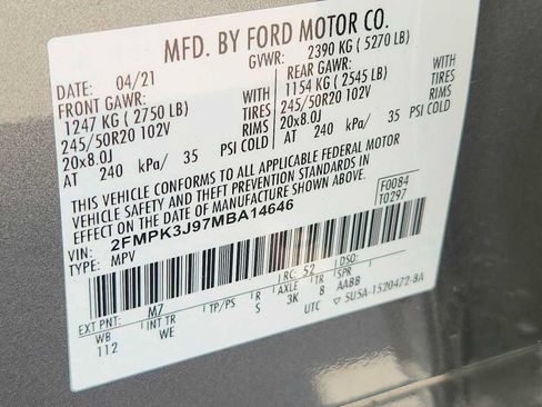 Used 2021 Ford Edge ST-Line FWD image 30