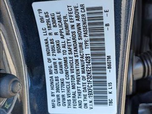 Used 2019 Honda Civic EX image 24