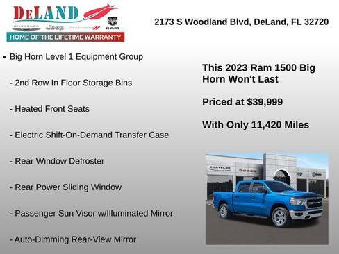 Used 2023 RAM 1500 Big Horn AWD/4WD image 6