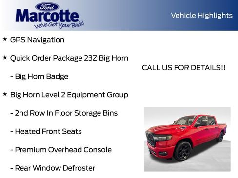 Used 2025 RAM 1500 Big Horn AWD/4WD image 9