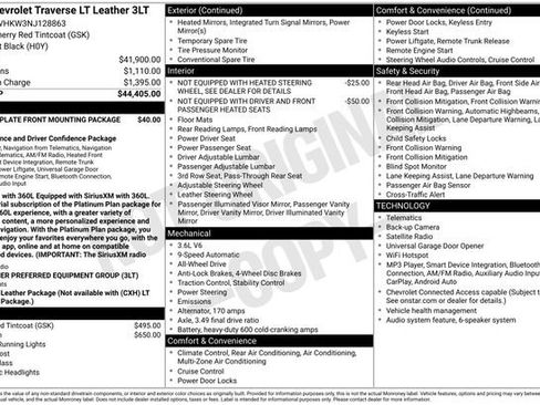 Used 2022 Chevrolet Traverse LT AWD/4WD image 41