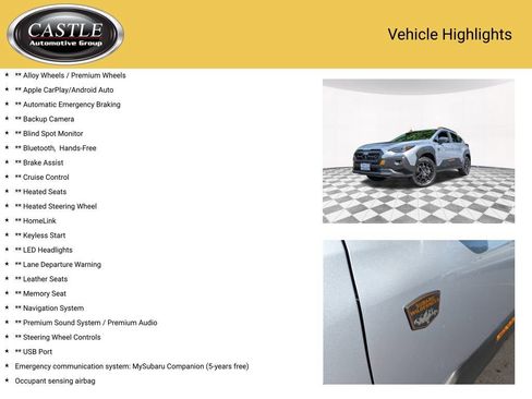 Certified 2026 Subaru Crosstrek 2.5i Wilderness AWD/4WD image 4