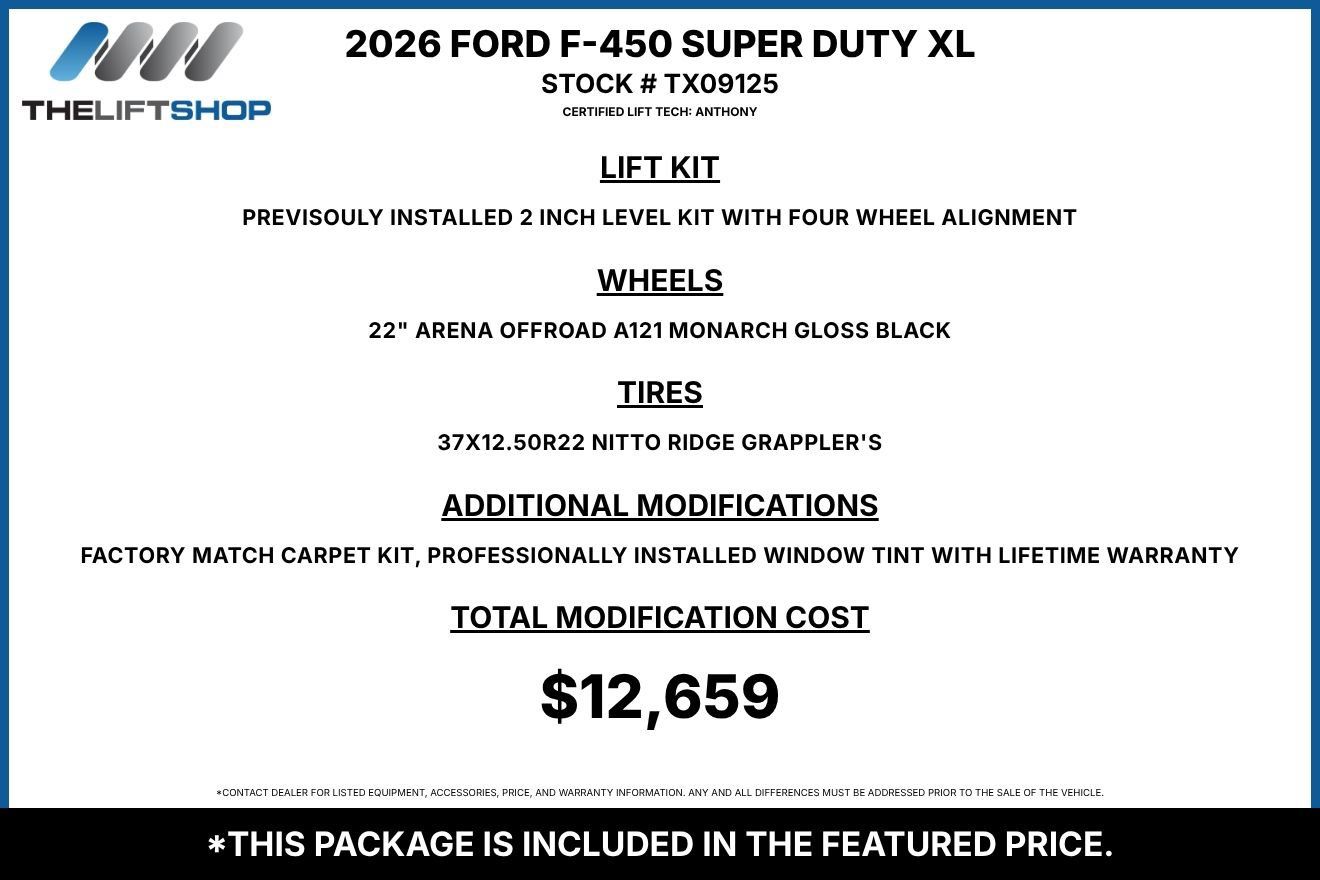 Used 2026 Ford F450 XL w/ 360-Degree Camera Package AWD/4WD image 2