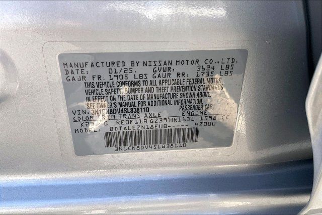 Certified 2025 Nissan Versa S w/ Trunk Package FWD image 32