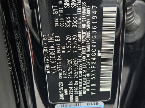 Used 2023 Kia Telluride EX w/ EX Captain's Chair Package FWD image 31