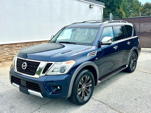 Used 2017 Nissan Armada Platinum w/ Captain Seat Package image 2