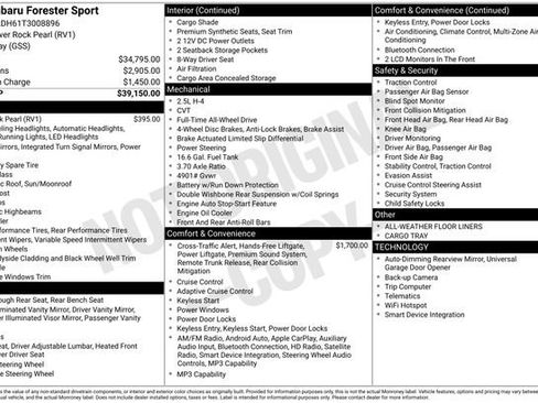 Used 2026 Subaru Forester Sport AWD/4WD image 5