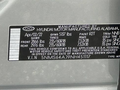 Used 2022 Hyundai Santa Fe XRT FWD image 44