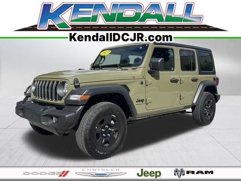 Certified 2025 Jeep Wrangler Unlimited Sport AWD/4WD image 1