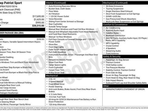 Used 2016 Jeep Patriot Sport image 3