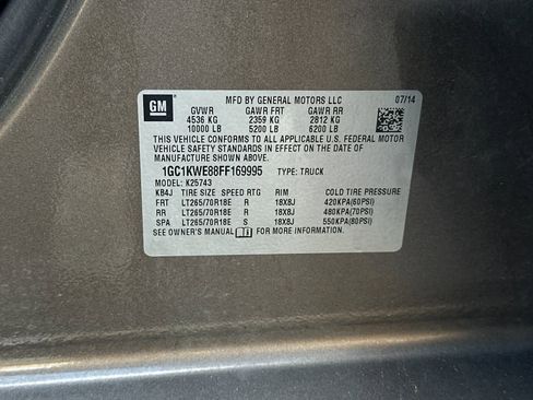 Used 2015 Chevrolet Silverado 2500 LTZ image 27