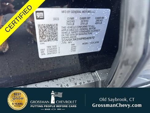 Used 2023 Chevrolet Tahoe Premier AWD/4WD image 36