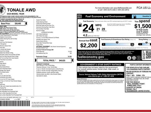 Used 2025 Alfa Romeo Tonale image 4