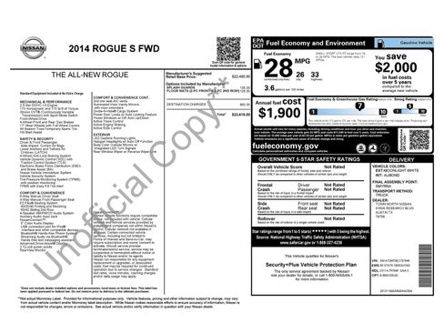 Used 2014 Nissan Rogue S image 26