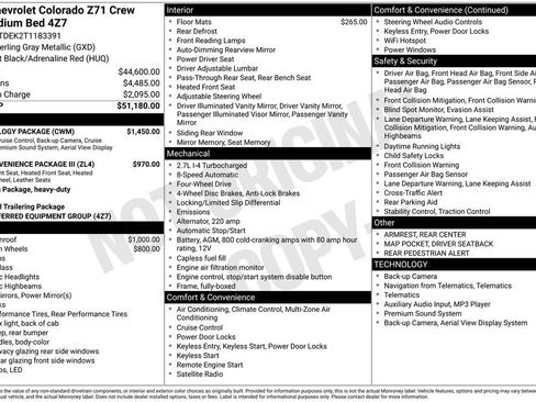 New 2026 Chevrolet Colorado Z71 w/ Technology Package image 9