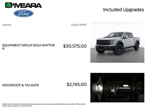 Used 2023 Ford F150 Raptor w/ Equipment Group 802A Raptor R AWD/4WD image 4