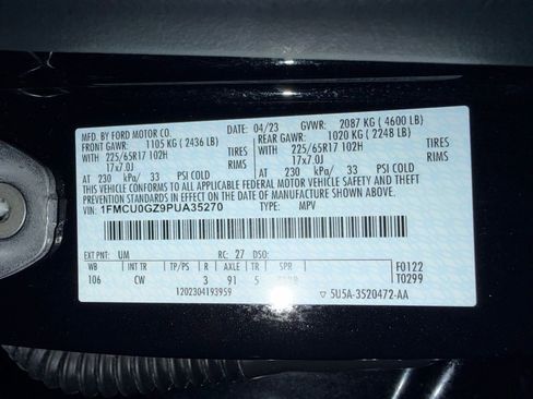 Used 2023 Ford Escape Active image 36