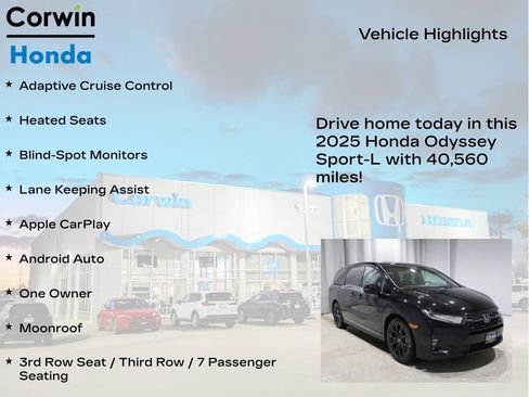 Used 2025 Honda Odyssey Sport-L image 6