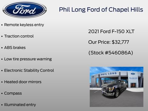 Certified 2021 Ford F150 XLT w/ Equipment Group 301A Mid AWD/4WD image 38