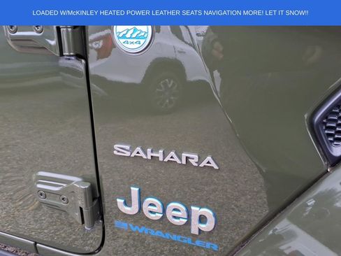 Used 2024 Jeep Wrangler Unlimited Sahara w/ Technology Group image 8