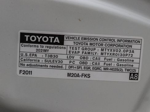 Certified 2021 Toyota Corolla XSE w/ Carpet Mat Package (TMS) FWD image 29