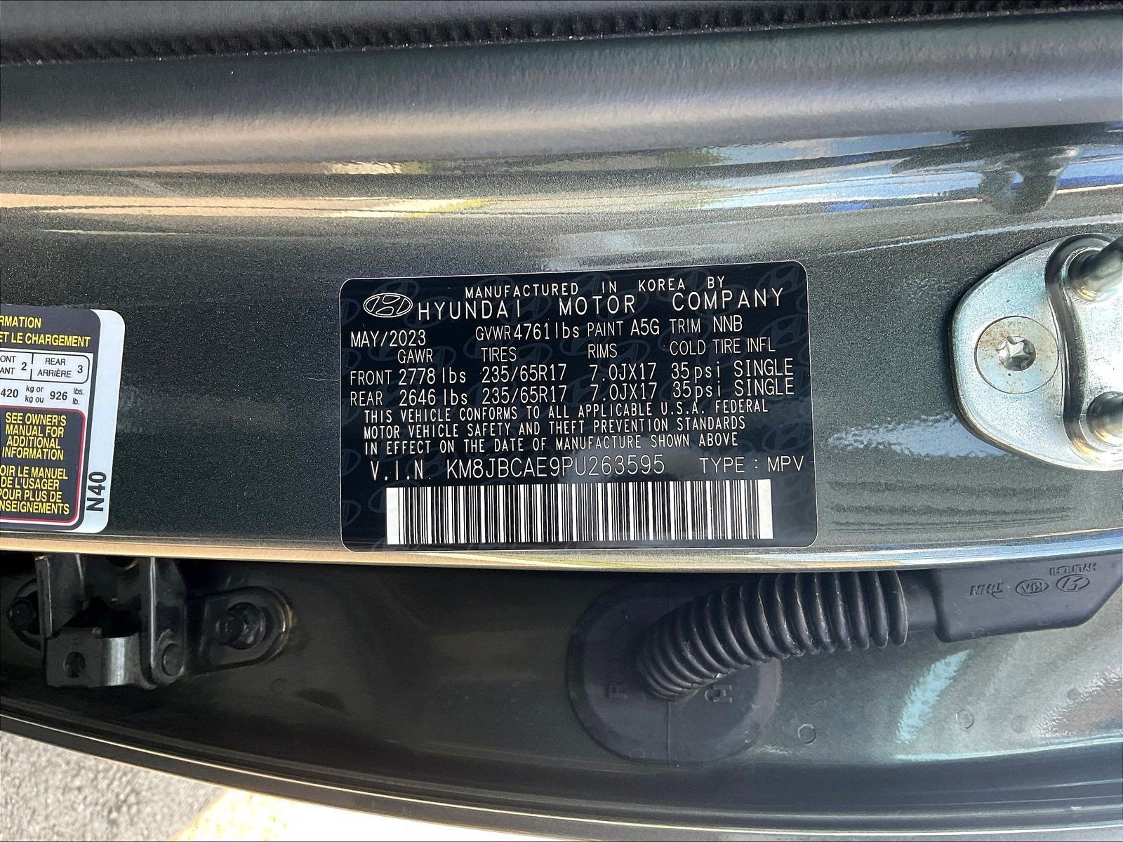 Certified 2023 Hyundai Tucson SEL AWD/4WD image 18