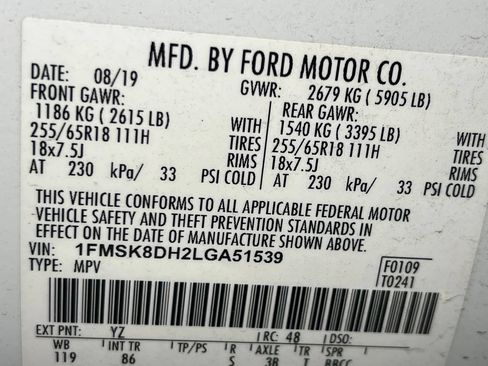 Used 2020 Ford Explorer XLT w/ Class III Trailer Tow Package AWD/4WD image 12