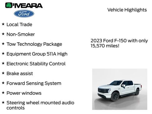 Used 2023 Ford F150 Lightning Lariat w/ Equipment Group 511A High image 8