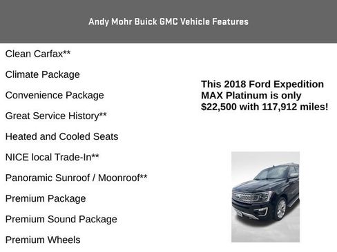 Used 2018 Ford Expedition Max Platinum AWD/4WD image 8