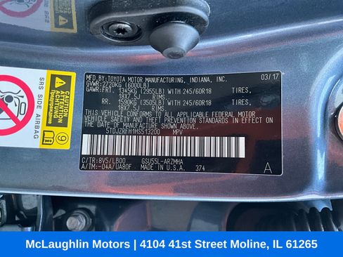 Used 2017 Toyota Highlander XLE image 19