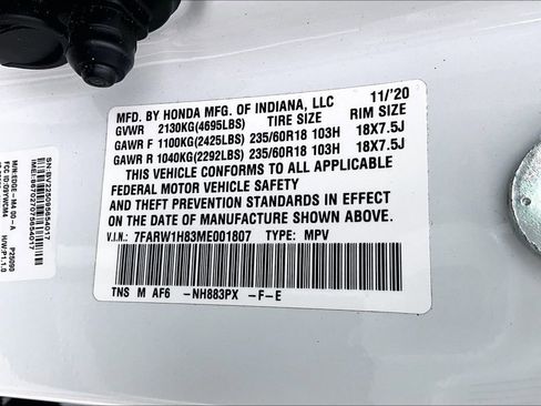 Certified 2021 Honda CR-V EX-L image 19
