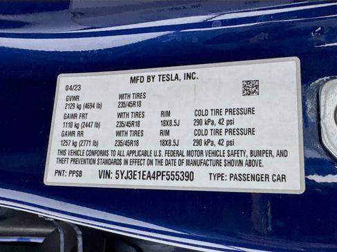 Used 2023 Tesla Model 3 Standard Range RWD image 48