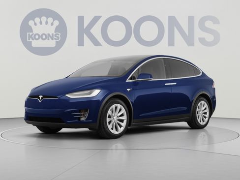 Used 2020 Tesla Model X Long Range AWD/4WD image 1
