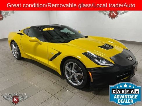 Used 2014 Chevrolet Corvette Stingray Coupe w/ 3LT Preferred Equipment Group RWD image 1