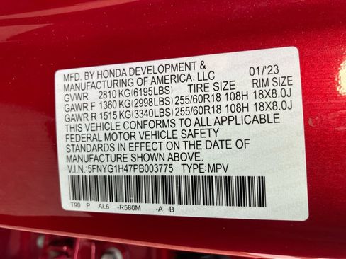 Certified 2023 Honda Pilot EX-L image 39